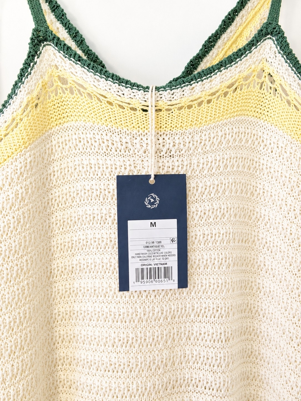 Universal Thread Cream Sweater Crochet Tank Midi Dress - Picture 5 of 6